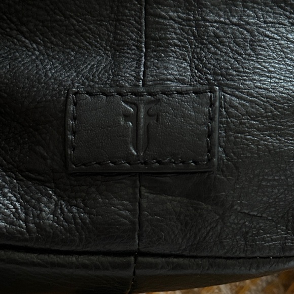 Frye black leather backpack crossbody - Picture 12 of 12